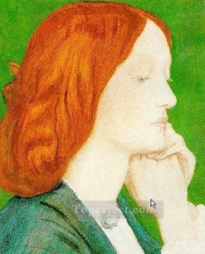 Dante Gabriel Rossetti Painting - Elizabeth Siddal Pre Raphaelite Brotherhood Dante Gabriel Rossetti